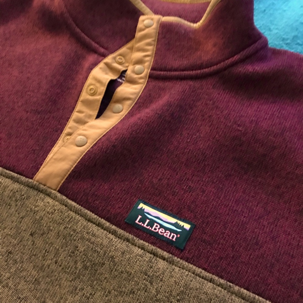 Men's L.L.Bean Sweater Fleece Pullover EUC